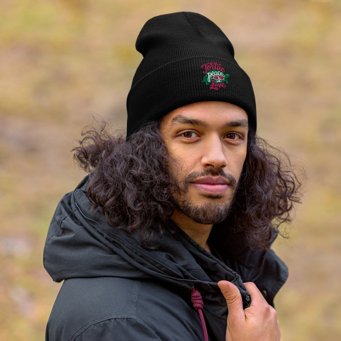 Bonnet Tortue <br> Paix et Amour