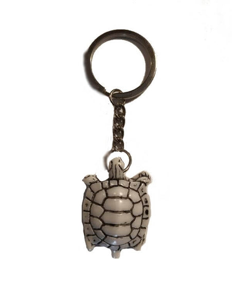 Porte-clés Tortue Tribale Maori - En Résine, Anneau Inox - Symbole De Protection, Voyage, Harmonie - Environ 4,1 X 3,2 Cm - 11