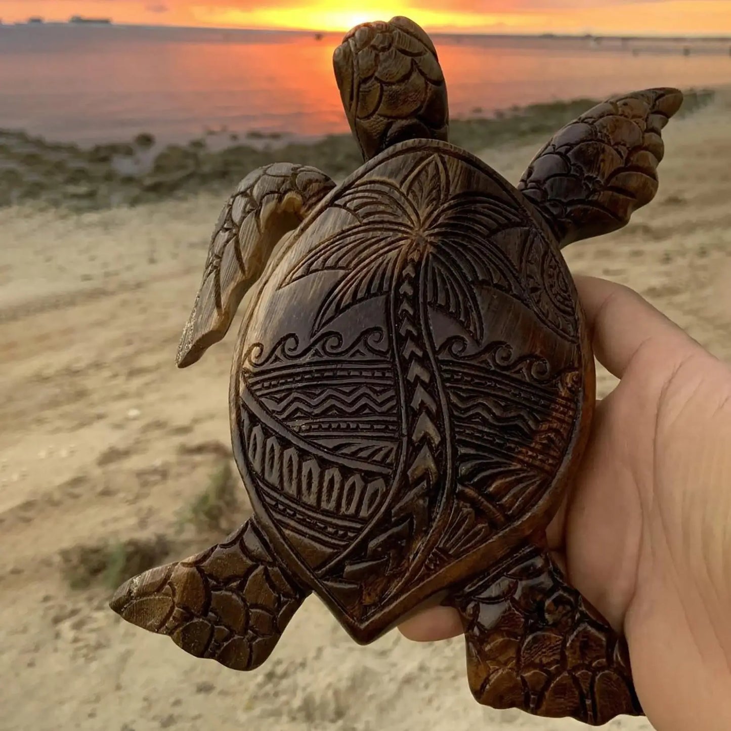 statue-palmier-tortue