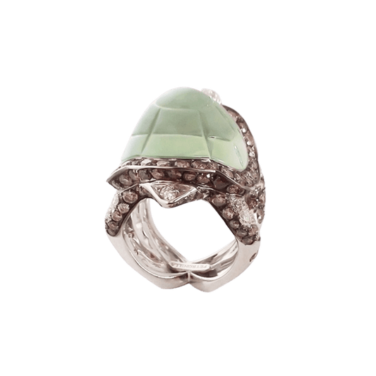 Alliance Tortue Incrusté Cristaux