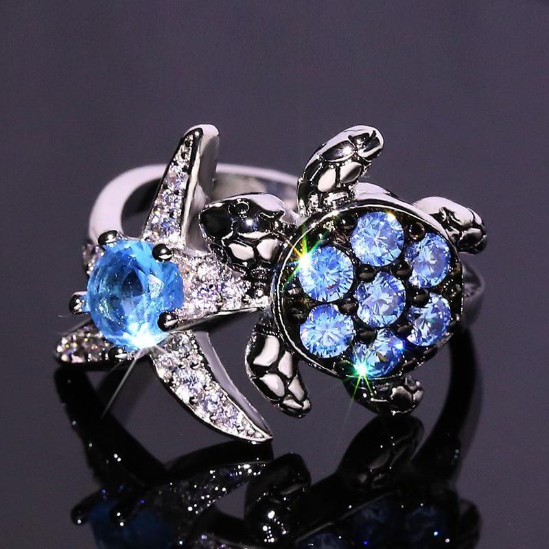 Bague Tortue Prestige en argent