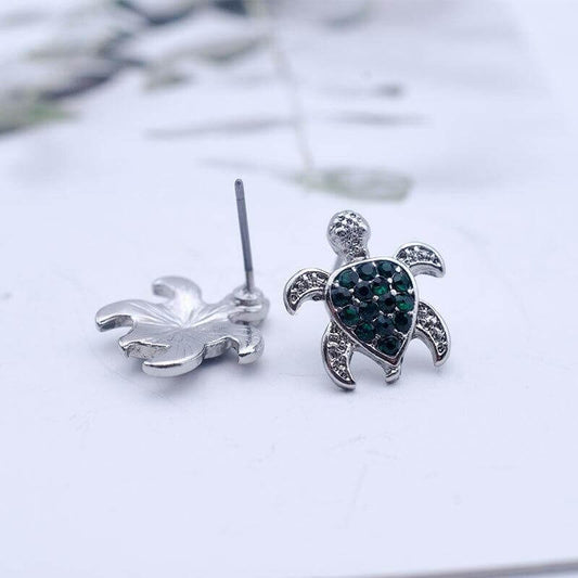 Bijou d'Oreilles Tortue Caouanne