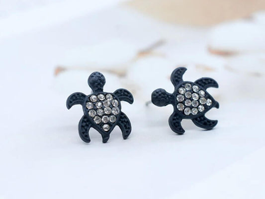 Bijou d'Oreilles Tortue Imbriquée