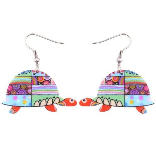 Bijou d'oreilles modèle Herman couleur Bleu