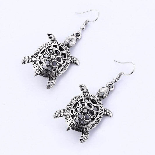 Bijou d'Oreilles Tortue Vintage