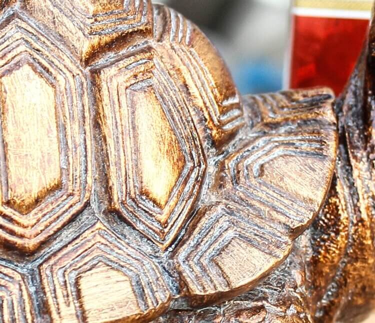 Cendrier Tortue Statuette finition carapace