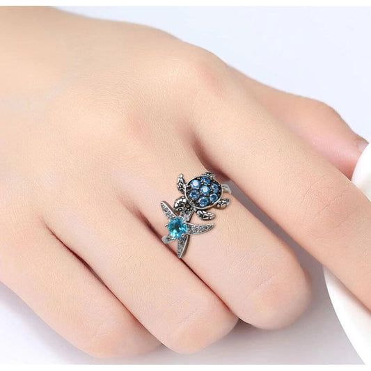 Chevalière Tortue modèle Prestige en argent