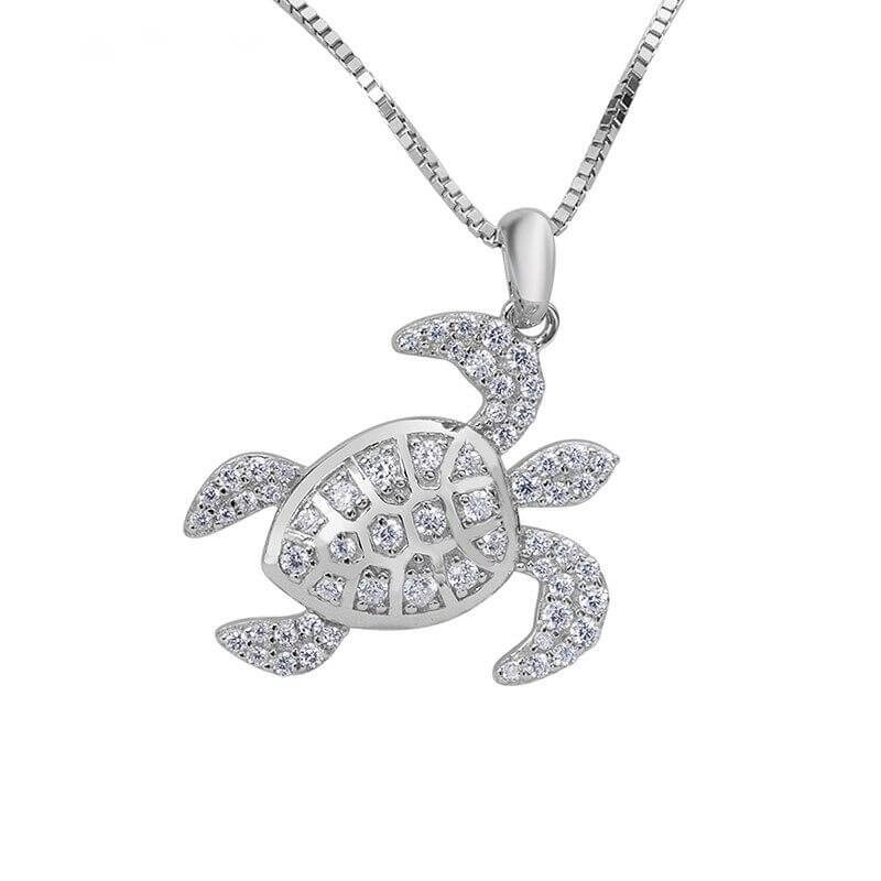 Collier Cou Tortue modèle Noble en Argent