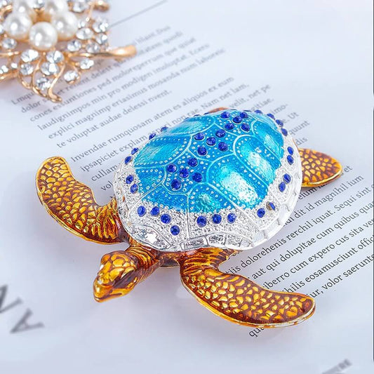 Statuette Boite à Bijou Tortue Olympienne