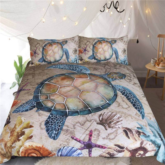 Housse de Couette Tortue chambre Méditation