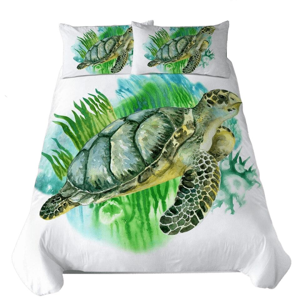 Housse de Duvet Tortue Motif