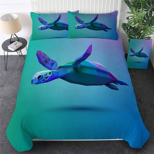 Housse de Couette Tortue chambre Origami