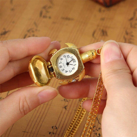 Montre de Poche Tortue présentation modèle Gold