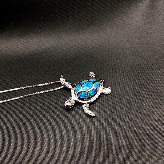 Pendentif Tortue modèle Flot Bleu