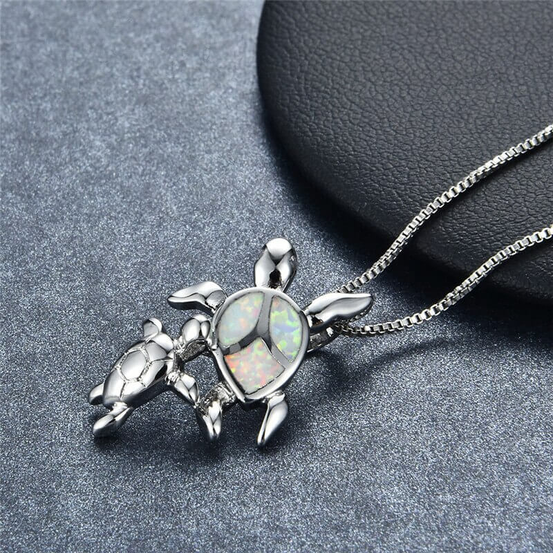 Collier cou Tortue modèle Herédité couleur Marine