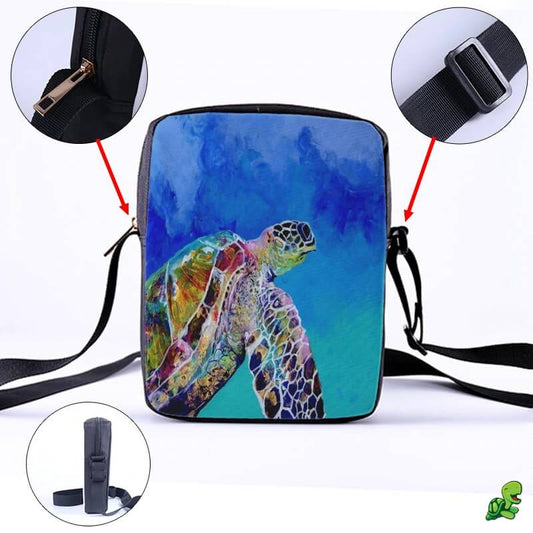 Pochette Tortue Vue Marine