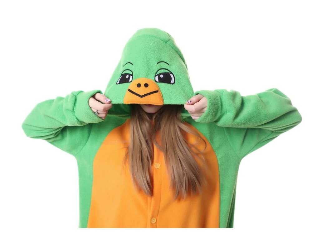 Pyjama Kigurumi Tortue modèle Carapace Douce Capuche
