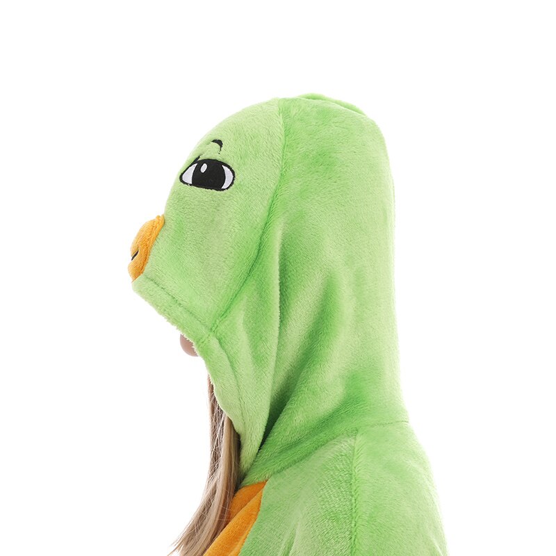 Pyjama Kigurumi Tortue Moelleux Capuche coté