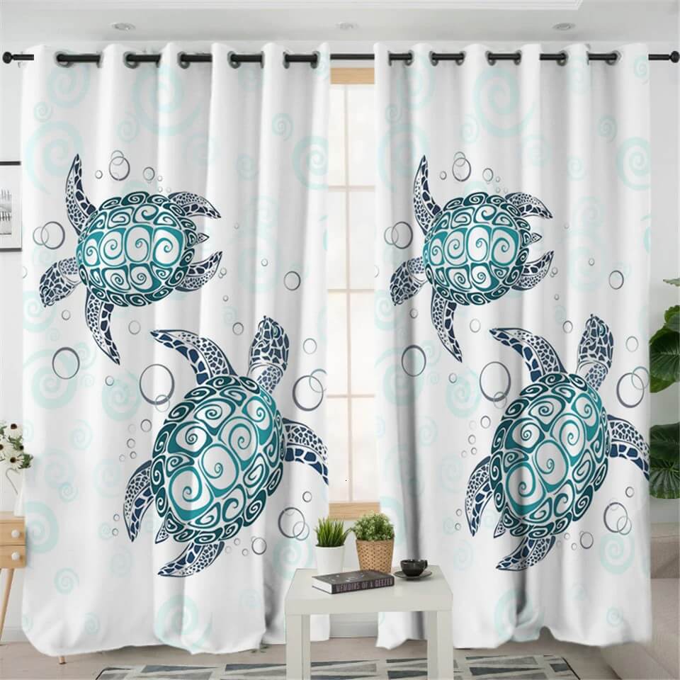 Draperie Tortue Bulle d'eau