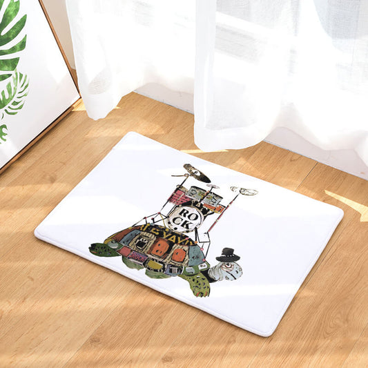 Tapis de WC Tortue Rock n Roll