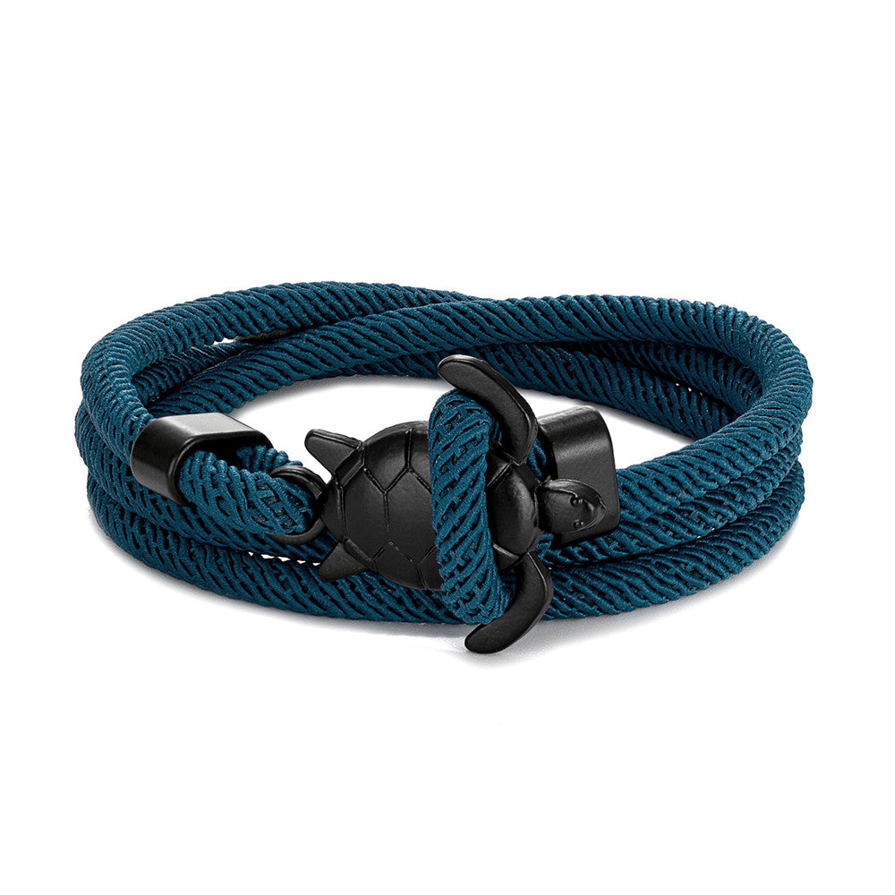 Bracelet-sauver-tortue-cordon-bleu