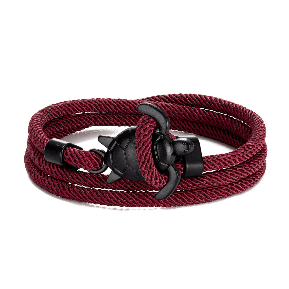 Bracelet-tortue-animaux-cordon
