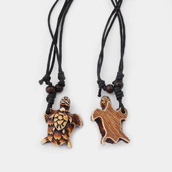 Pendentif Tortue Résine <br> Nature