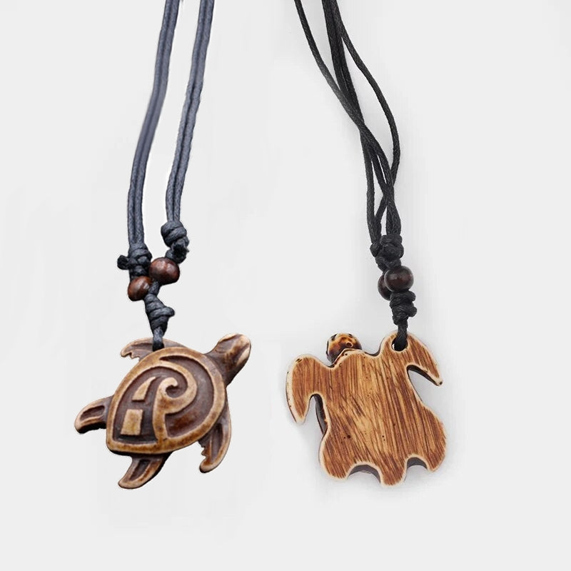 Pendentif Tortue Résine <br> Marin