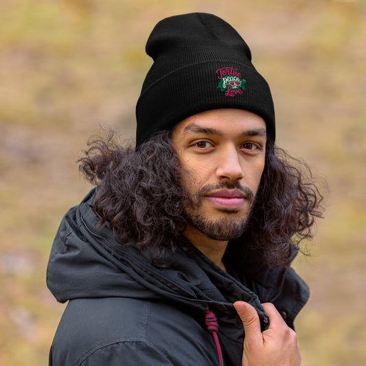 Bonnet Tortue <br> Paix et Amour