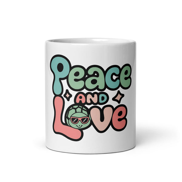 Mug Tortue <br> Paix et Amour