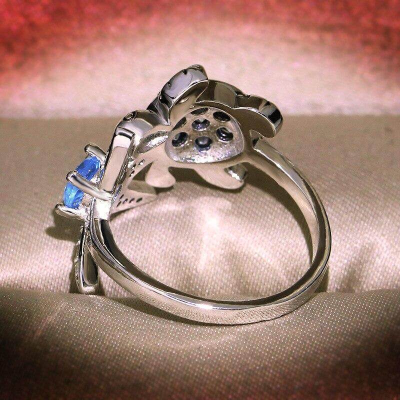 Alliance Tortue modèle prestige en argent