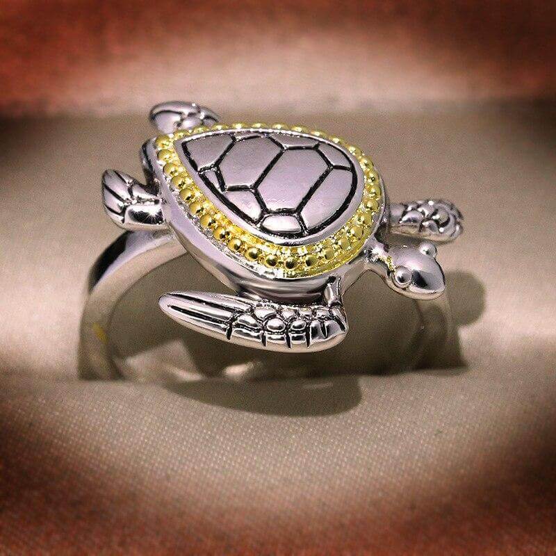 Bague Tortue modèle protection