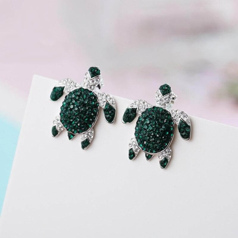 Bijou d'Oreilles Tortue visuel Association