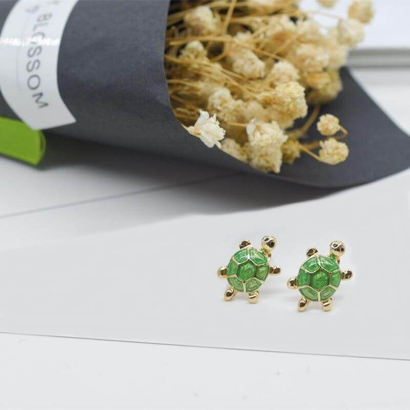 Bijou d'Oreilles Tortue visuel Cocasse