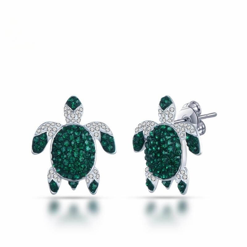 Boucles d'Oreilles Tortue modèle Association