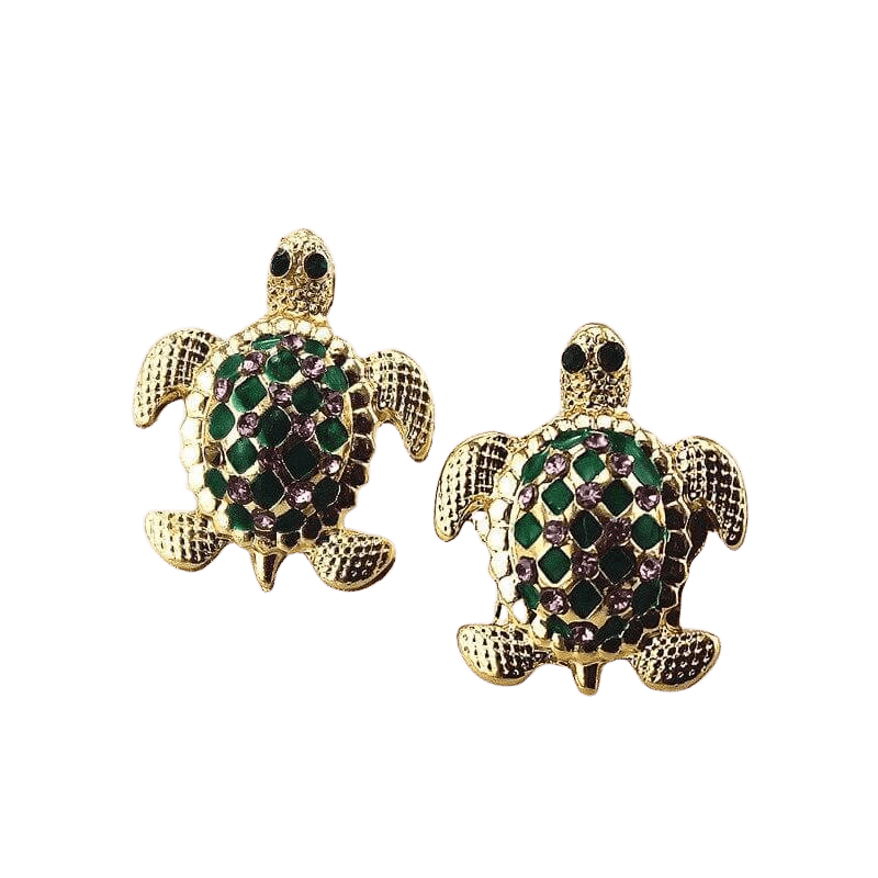 Boucles d'Oreilles Tortue modèle Bébé