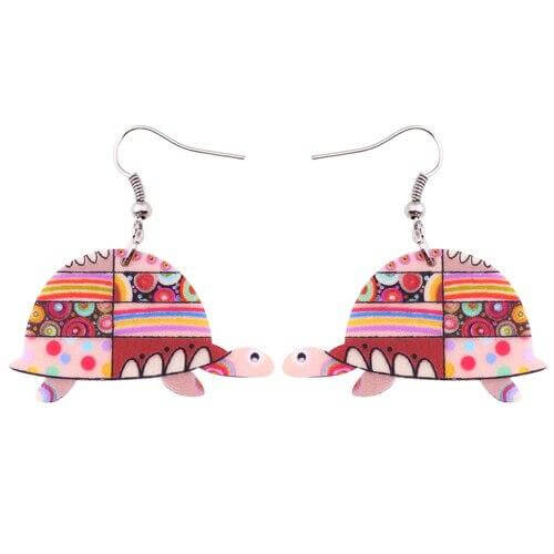 Bijou d'oreilles modèle Herman couleur Marron