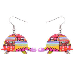 Bijou d'oreilles modèle Herman couleur Multicouleur