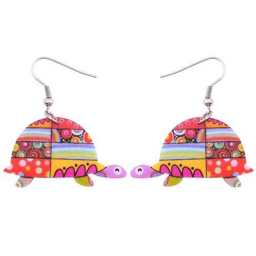 Bijou d'oreilles modèle Herman couleur Multicouleur