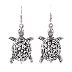 Boucles d'Oreilles Tortue modèle Vintage