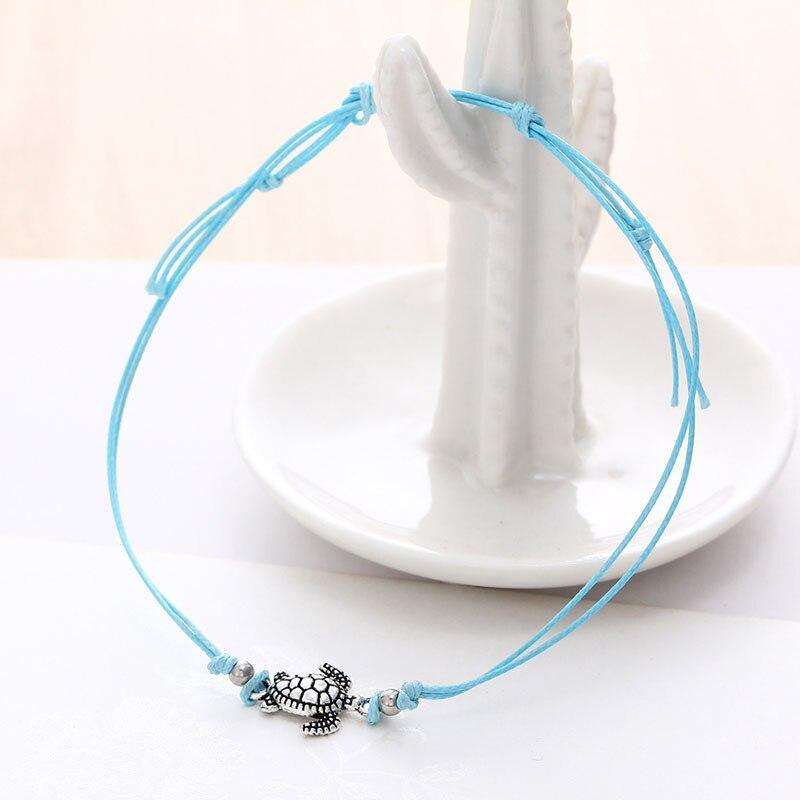 Bracelet-bleu-modèle-tortue