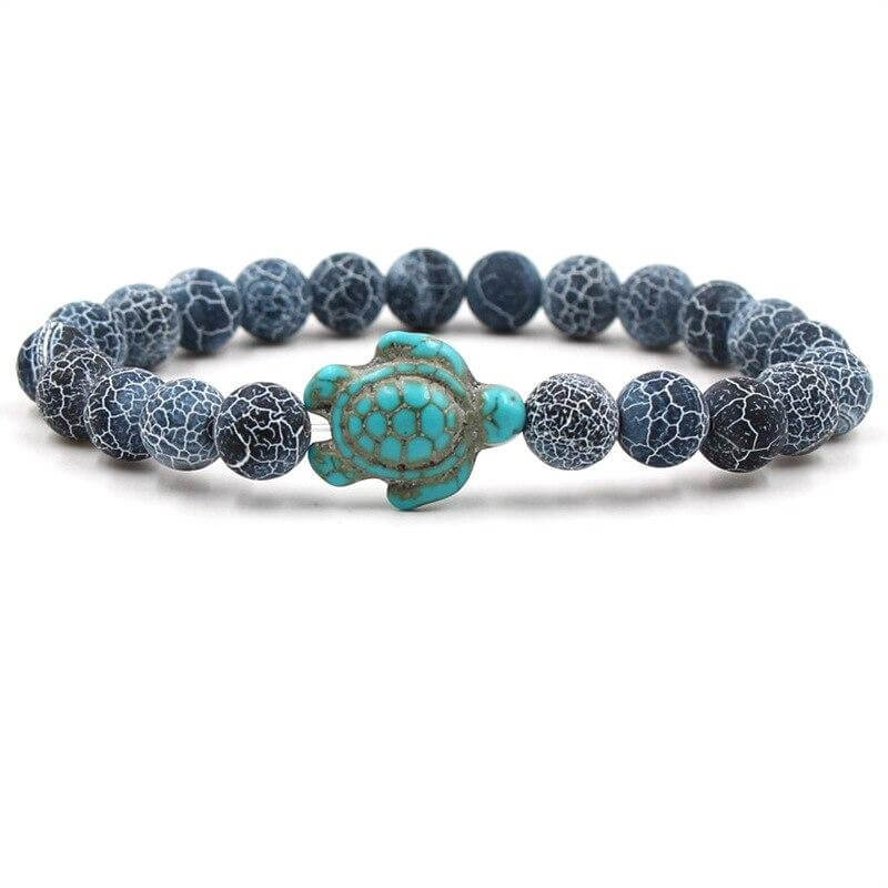 Bracelet Tortue association bleu