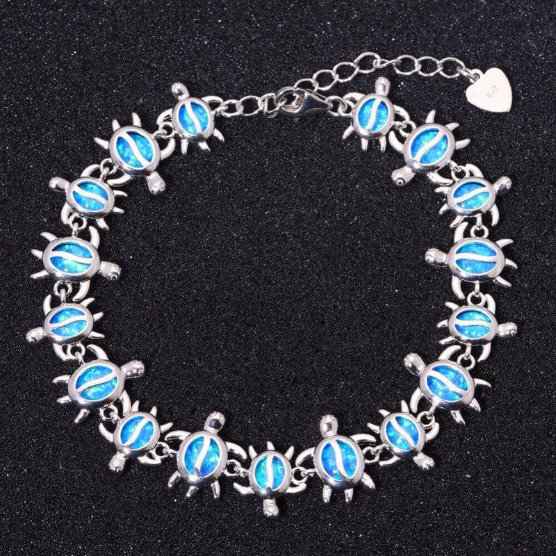 Bracelet Tortue Feu Bleu