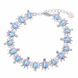 Bracelet Poignet Tortue modèle Feu Bleu