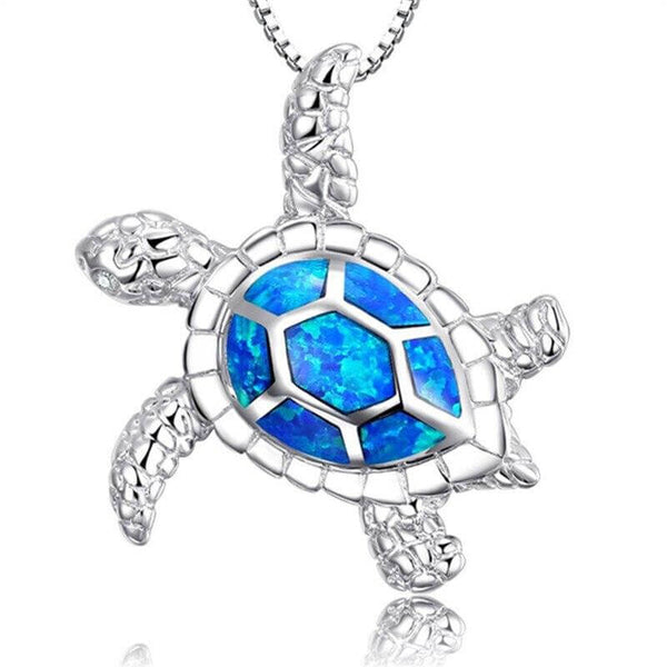 Collier Tortue modèle Flot Bleu