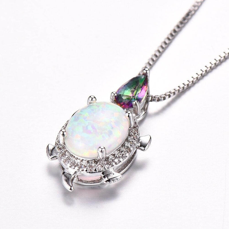 Collier Cou Tortue modèle Coquet Blanc