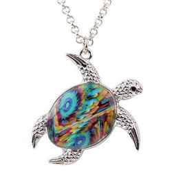 Collier Cou Tortue modèle Aurore Boréale