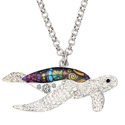 Collier Cou Tortue modèle Mosaique visuel