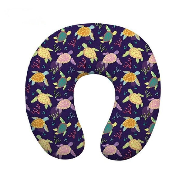 Coussin de Nuque Tortue Palette Couleurs