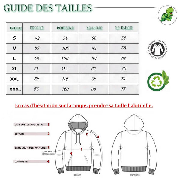 Guide taille save a turtle